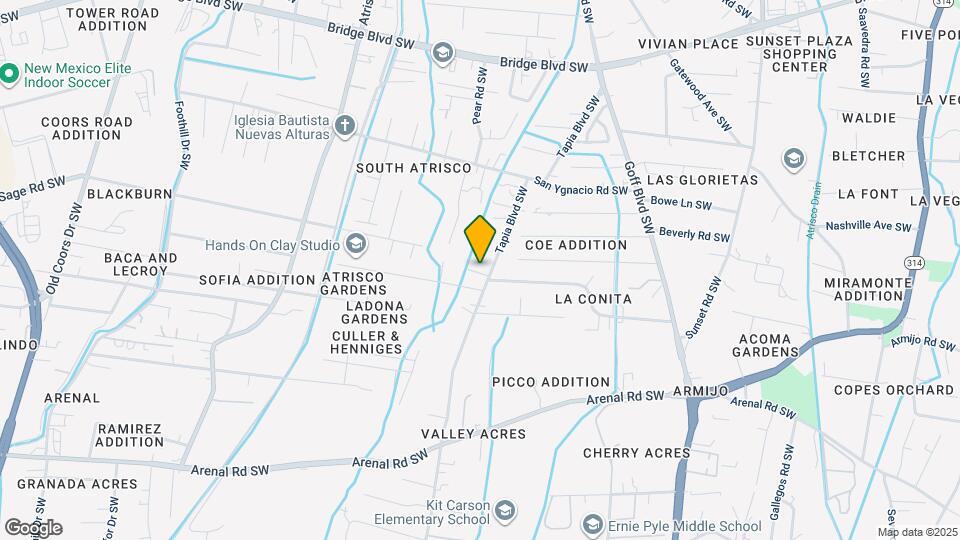 1325 Tapia Blvd SW Map and Location Details