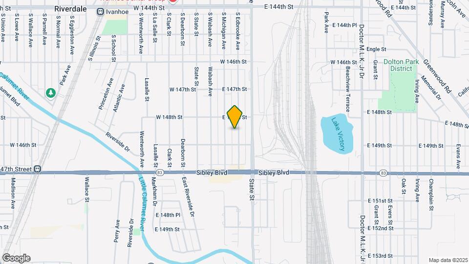 14824 S Edbrooke Ave Map and Location Details