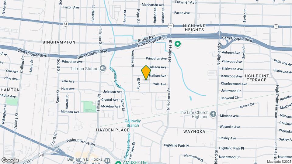 3190 Yale Ave Map and Location Details