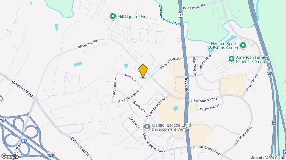 10705 Peterfield Ln Map and Location Details