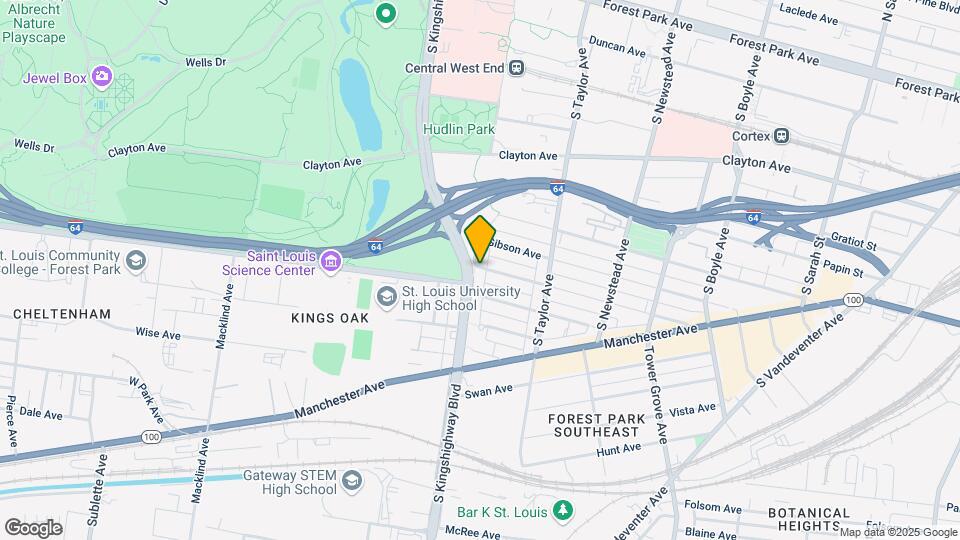 1070 S Kingshighway Blvd Map and Location Details