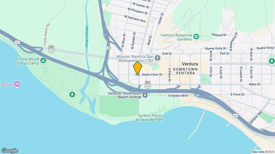 123 S Ventura Ave Map and Location Details