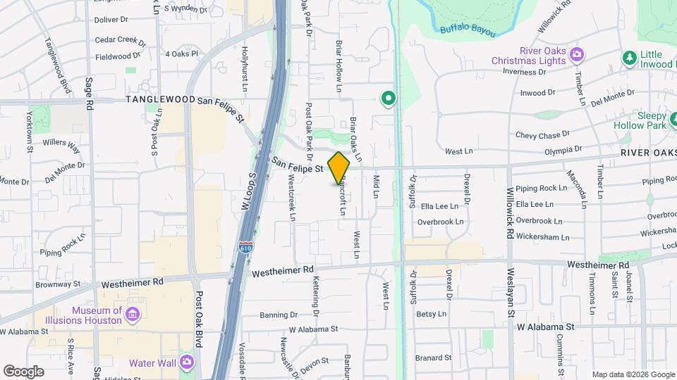 2104 Bancroft Ln Map and Location Details