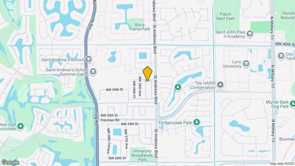 3554 NW 25th Terrace Mapa y Detalles de la Ubicación