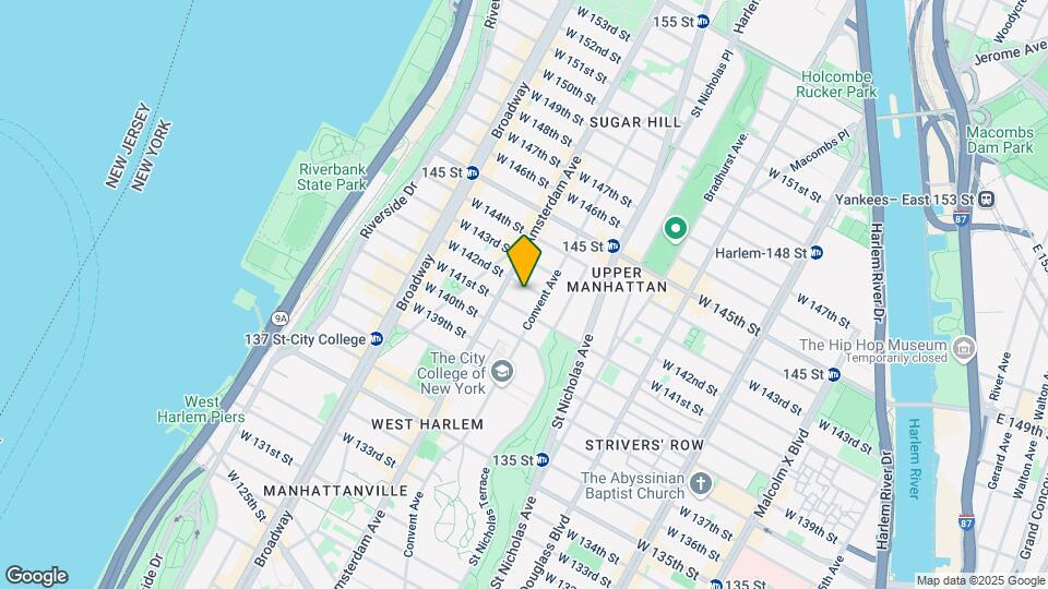 458 W 142nd St Map and Location Details