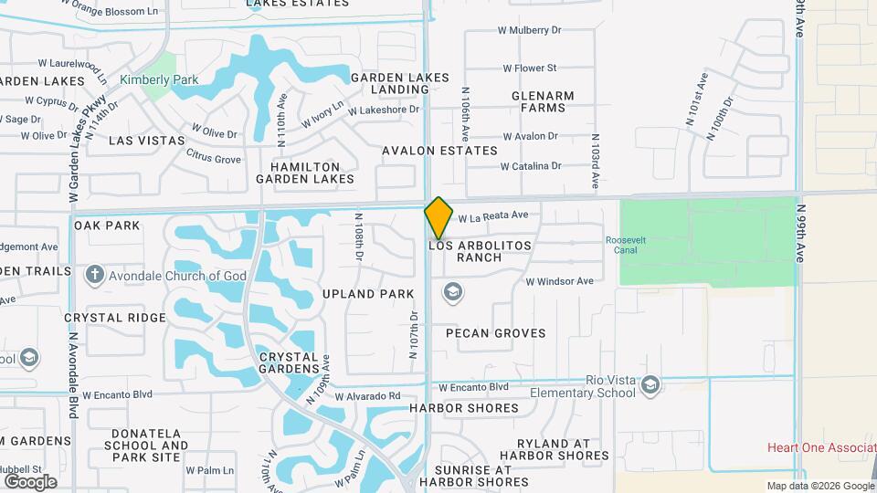 2810 N 106th Ln Map and Location Details