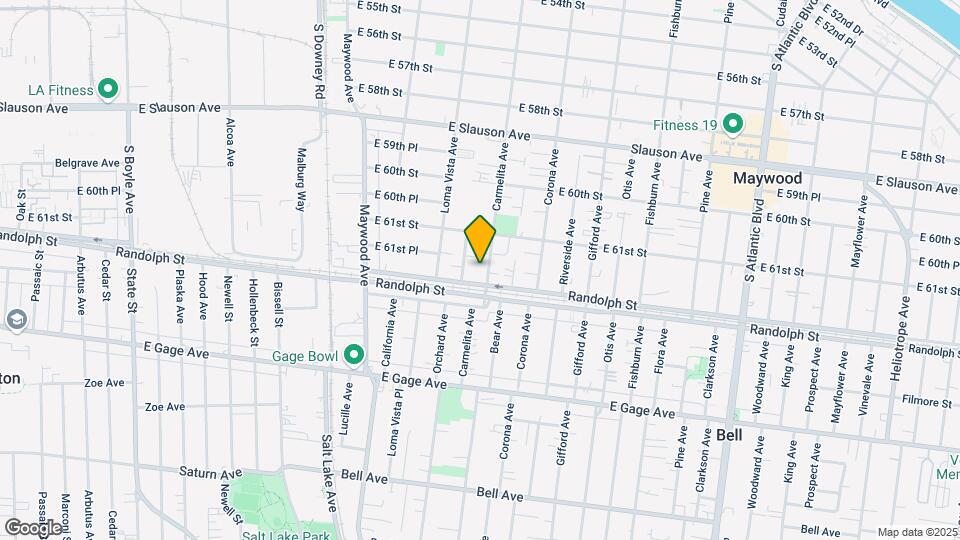 6163 Carmelita Ave Map and Location Details