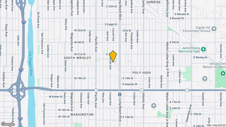 2018 Locust Ave Mapa y Detalles de la Ubicación