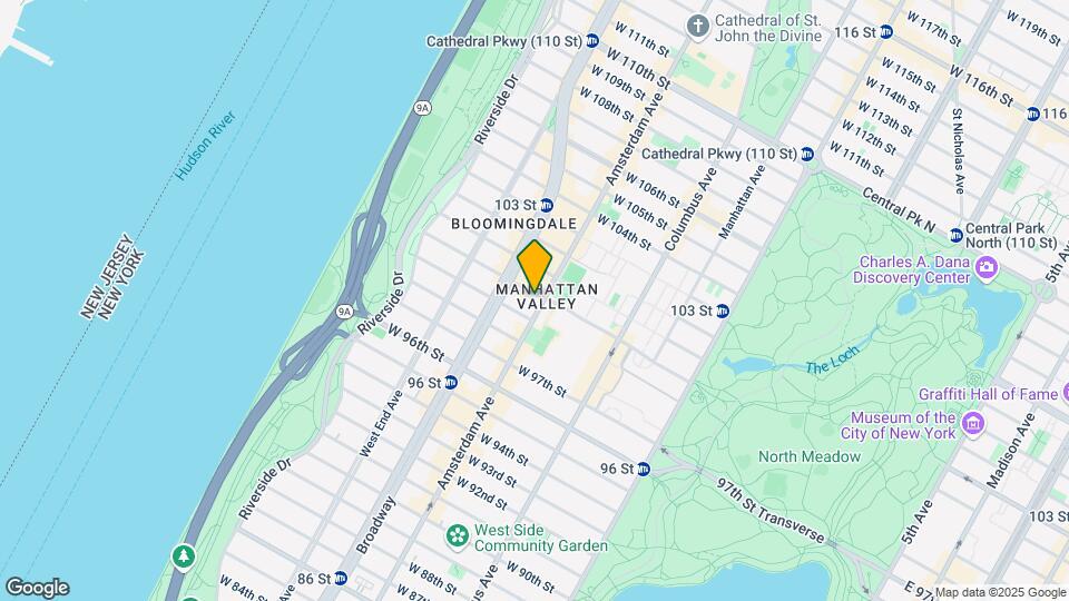 814 Amsterdam Ave Mapa y Detalles de la Ubicación