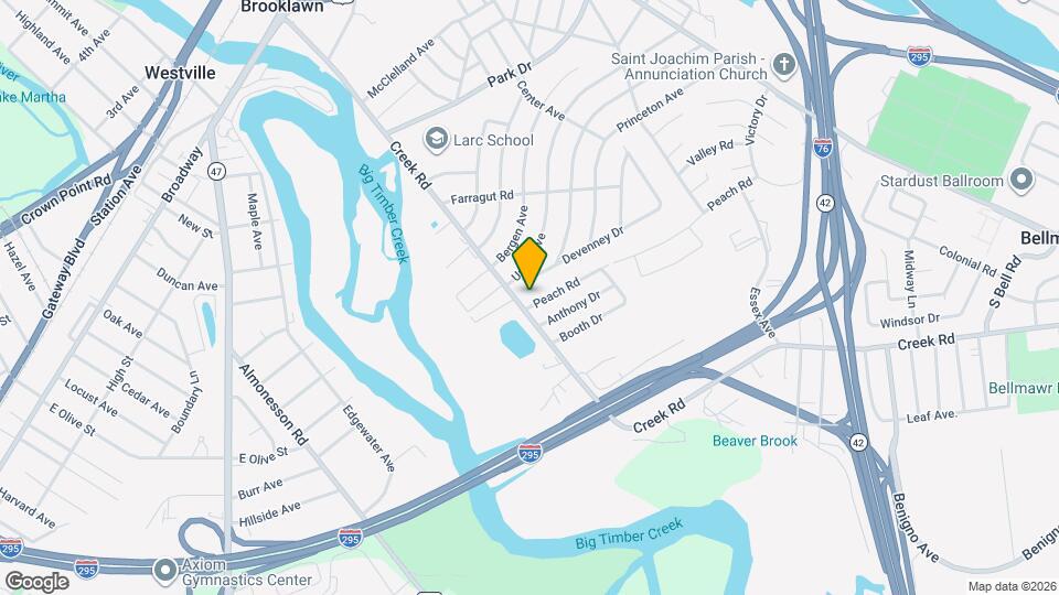 819 Creek Rd Map and Location Details