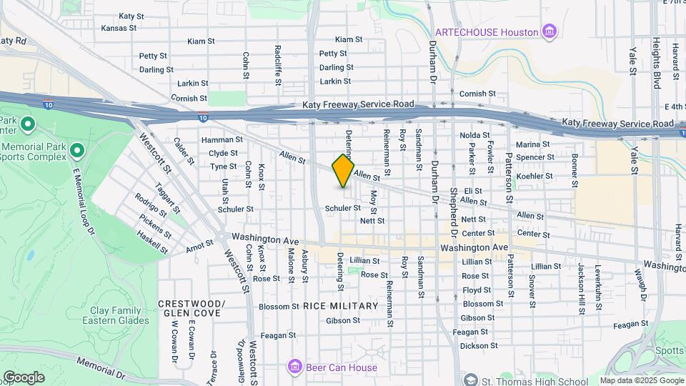 1323 Studer St Map and Location Details