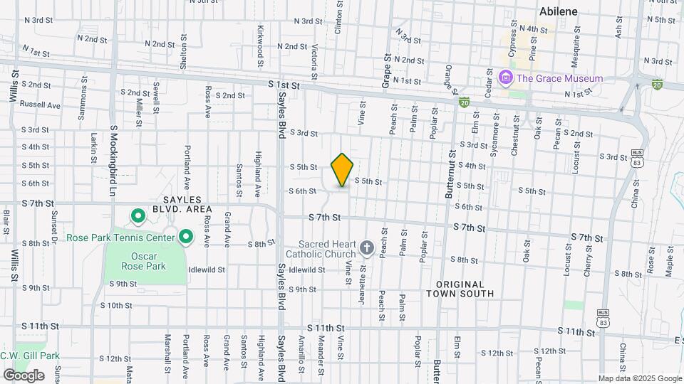 1820 S 6th St Map and Location Details