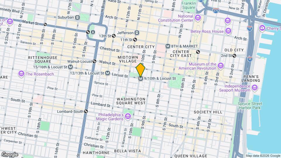 235 S 10th St Map and Location Details