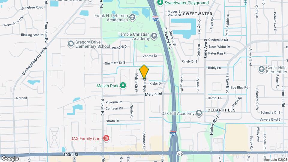 4472 Melvin Cir E Map and Location Details