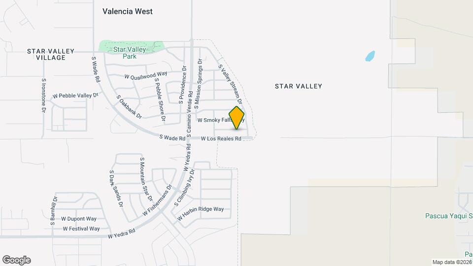 6411 W Willow Falls Way Map and Location Details