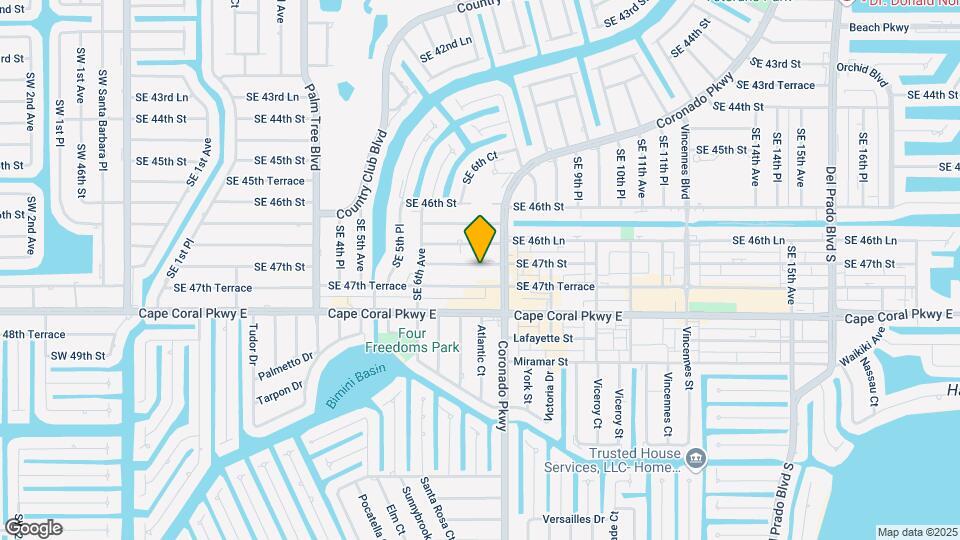 712 SE 47th St Map and Location Details