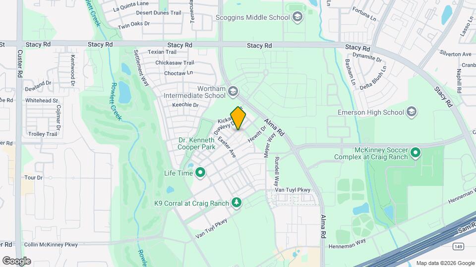 7301 Avondale Dr Map and Location Details