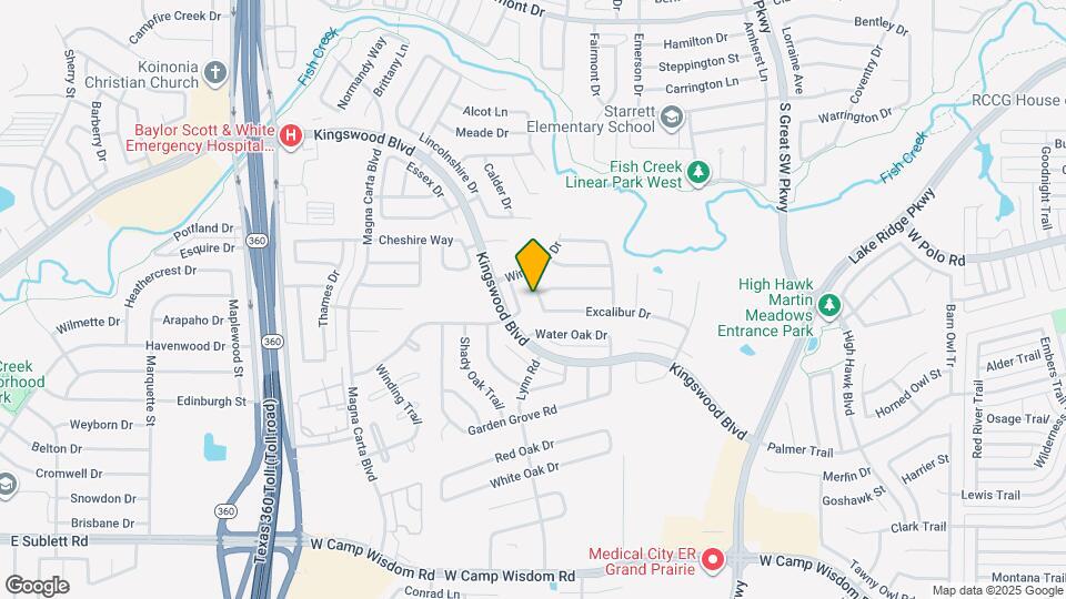 4843 Kingsway Dr Map and Location Details