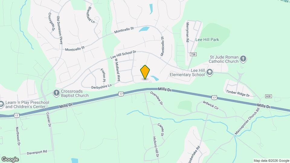 9609 Coventry Creek Dr Map and Location Details