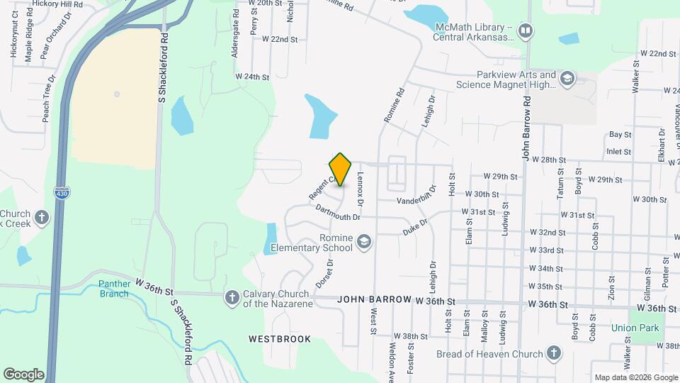 2912 Dorset Dr Map and Location Details