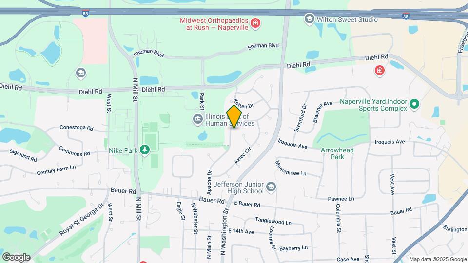 1620 Apache Dr Map and Location Details