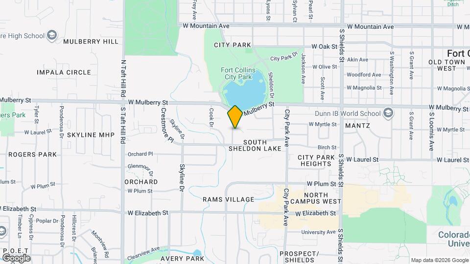 520 S Bryan Ave, Unit C Map and Location Details
