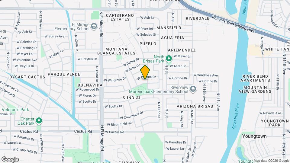 12008 W Rosewood Dr Map and Location Details