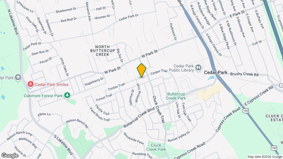 808 Timber Trail Map and Location Details