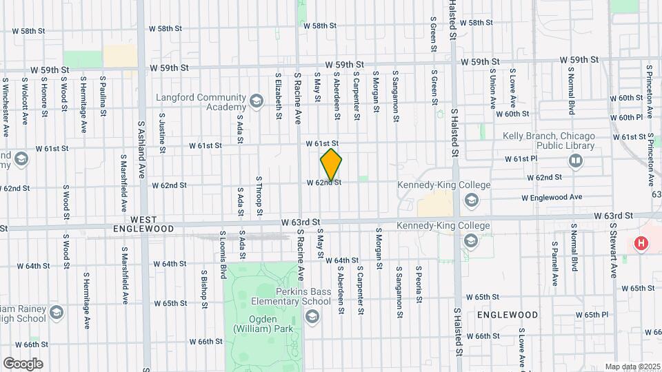 1111 W 62nd St-Unit -2 Map and Location Details