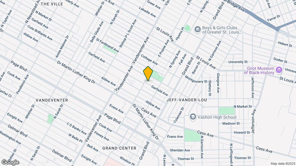 3741 Garfield Ave Map and Location Details