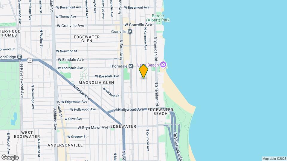 5840 N Kenmore Ave, Unit 1 Map and Location Details