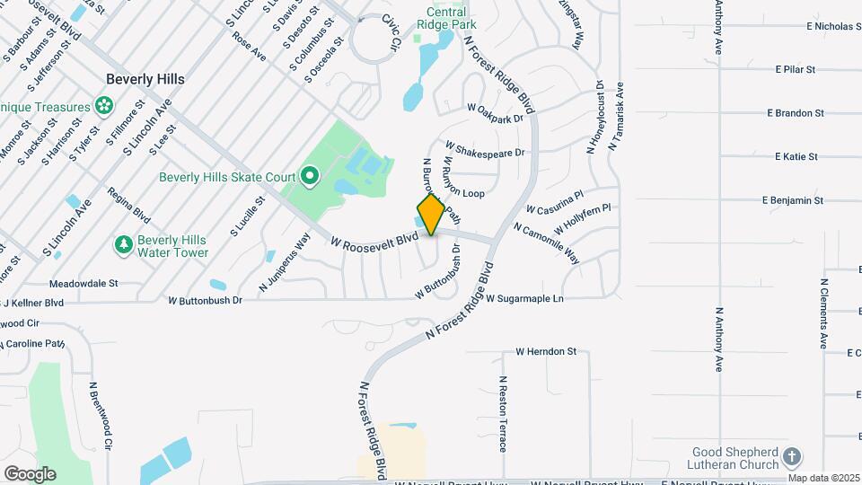 3200 N Chickasaw Way Map and Location Details