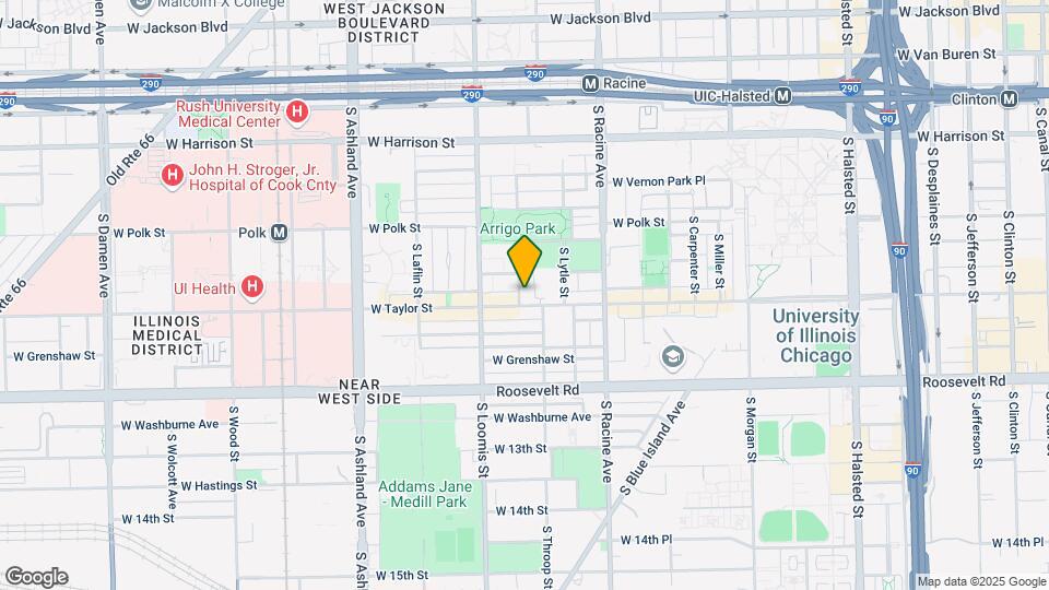 921 S Ada St Map and Location Details