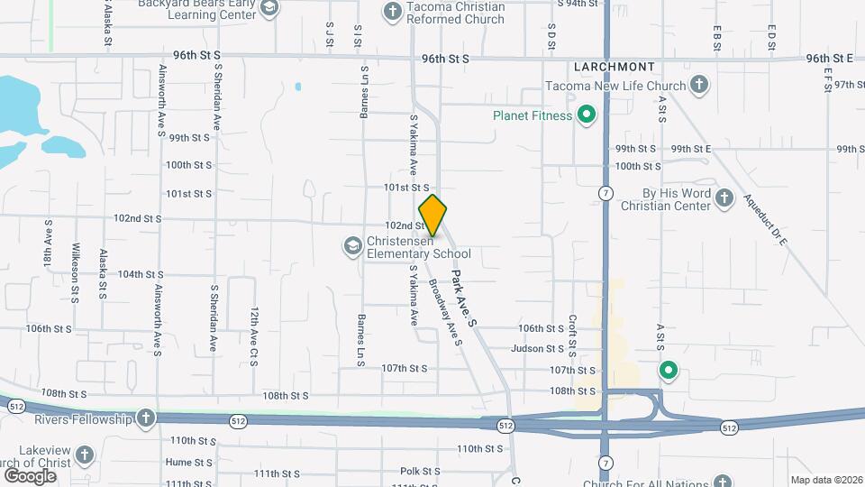 10207 Broadway Ave S Map and Location Details