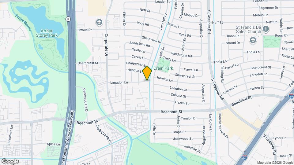 7719 Lacy Hill Dr Map and Location Details