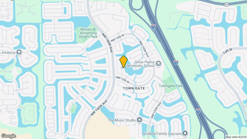 1261 NW 159th Ave Mapa y Detalles de la Ubicación