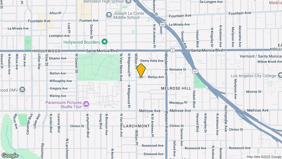 5542 Barton Ave Map and Location Details