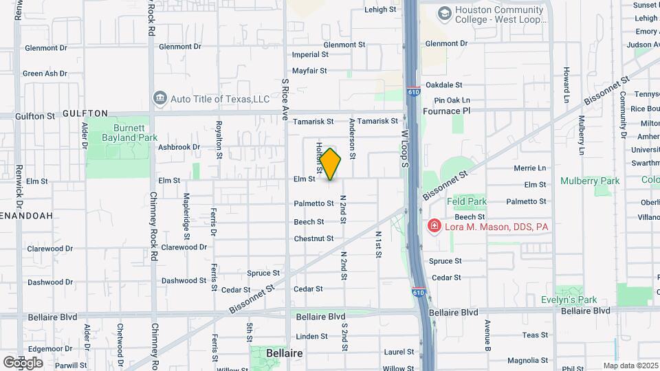 4907 Elm St Map and Location Details
