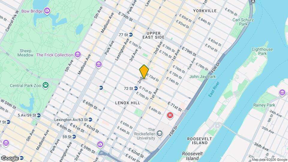 325 E 72nd St Corp Map and Location Details