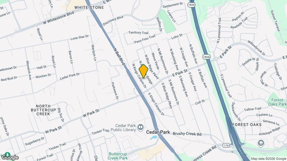 200 N Kings Canyon Dr Map and Location Details