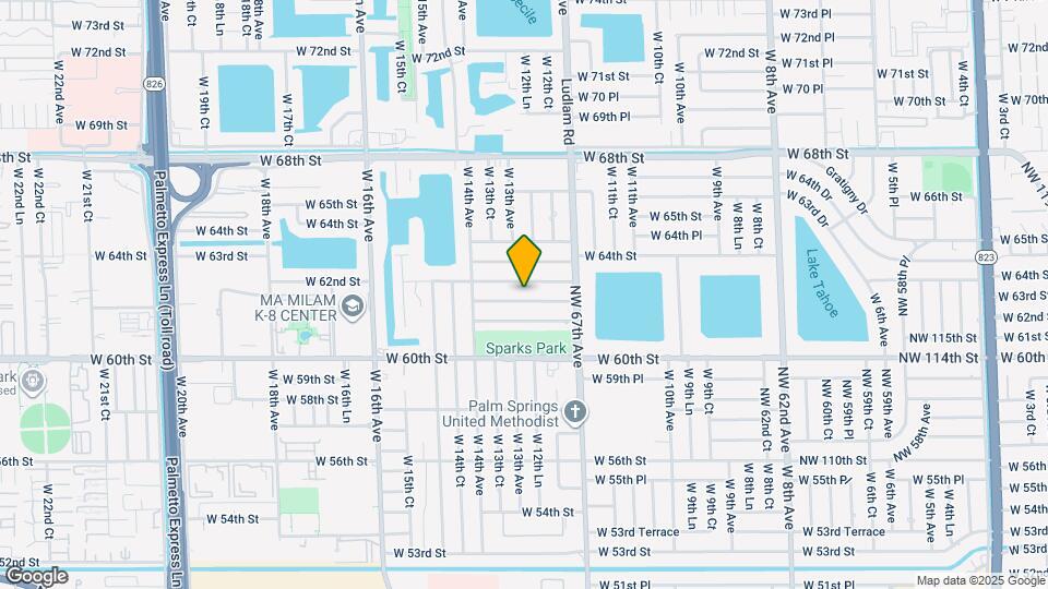 1281 W 61st Pl Mapa y Detalles de la Ubicación