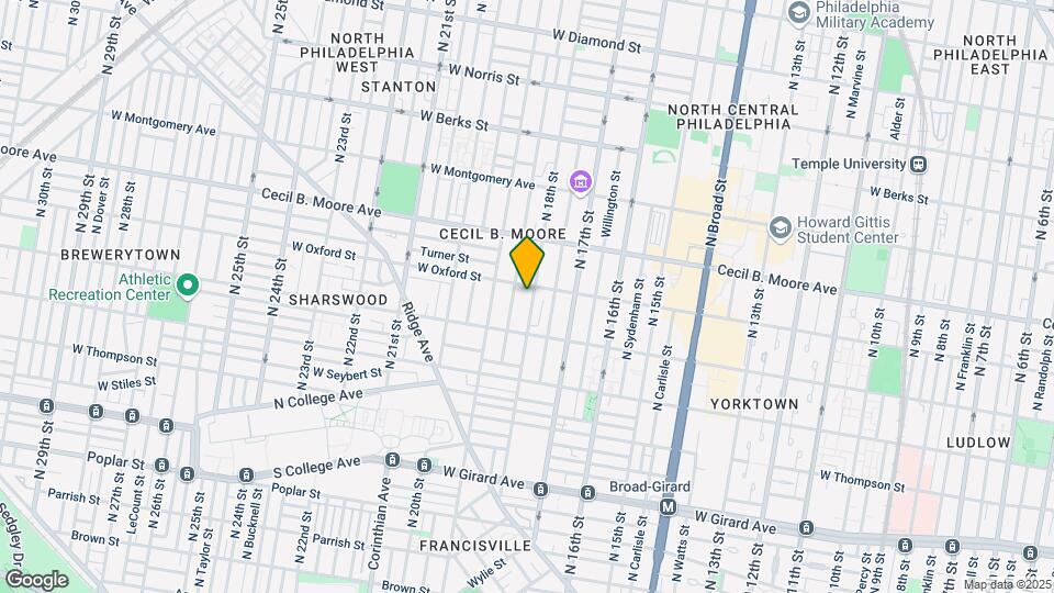 1534 N 18th St Mapa y Detalles de la Ubicación