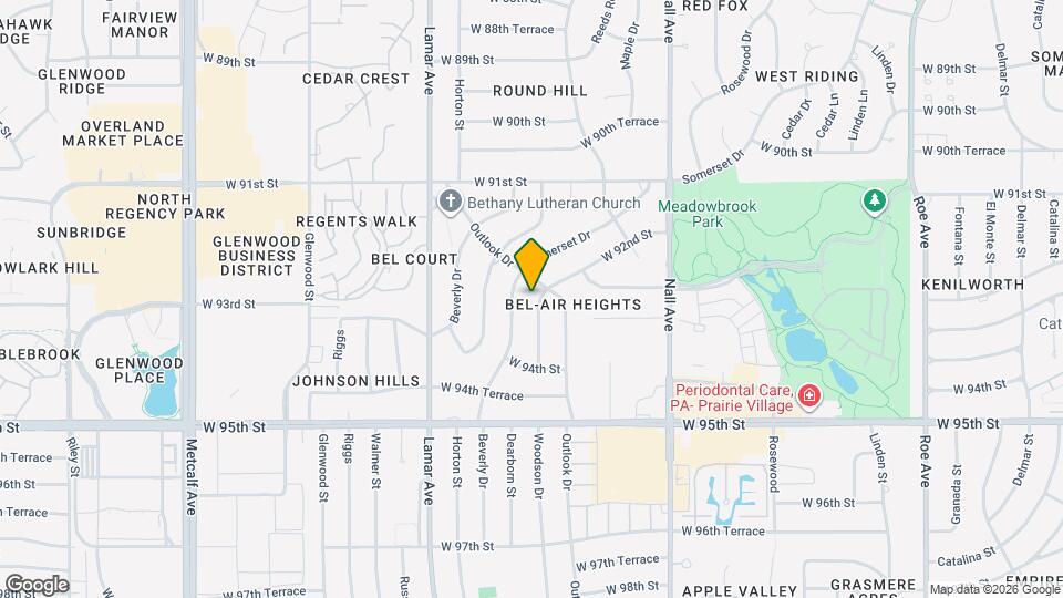 9234 Woodson Dr Map and Location Details