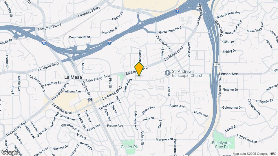 8540-8552 Lemon Ave Mapa y Detalles de la Ubicación