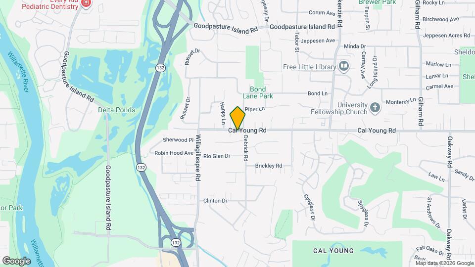 1170 Cal Young Rd Map and Location Details