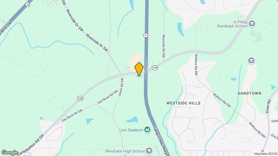 Sandtown55 at Westlake Mapa y Detalles de la Ubicación