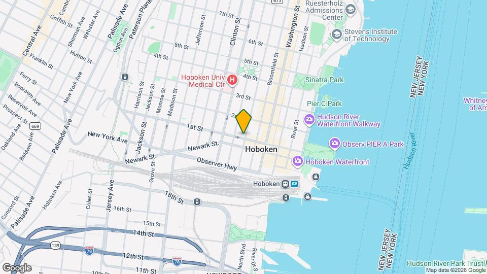 100 Garden St Map and Location Details