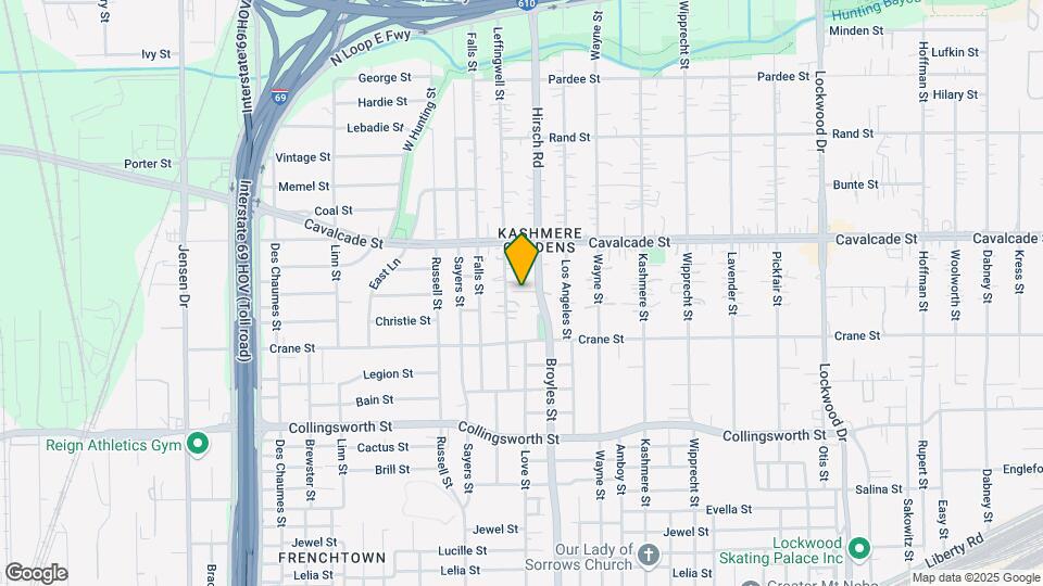 4203 Hirsch Rd Map and Location Details