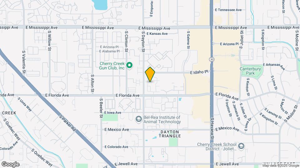 1438 S Dayton Cir Map and Location Details