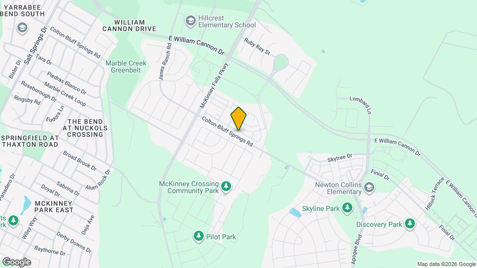 7319 Travertine Spring Dr Map and Location Details